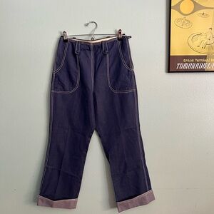 Vintage cropped jeans 1950's Dong Won brand